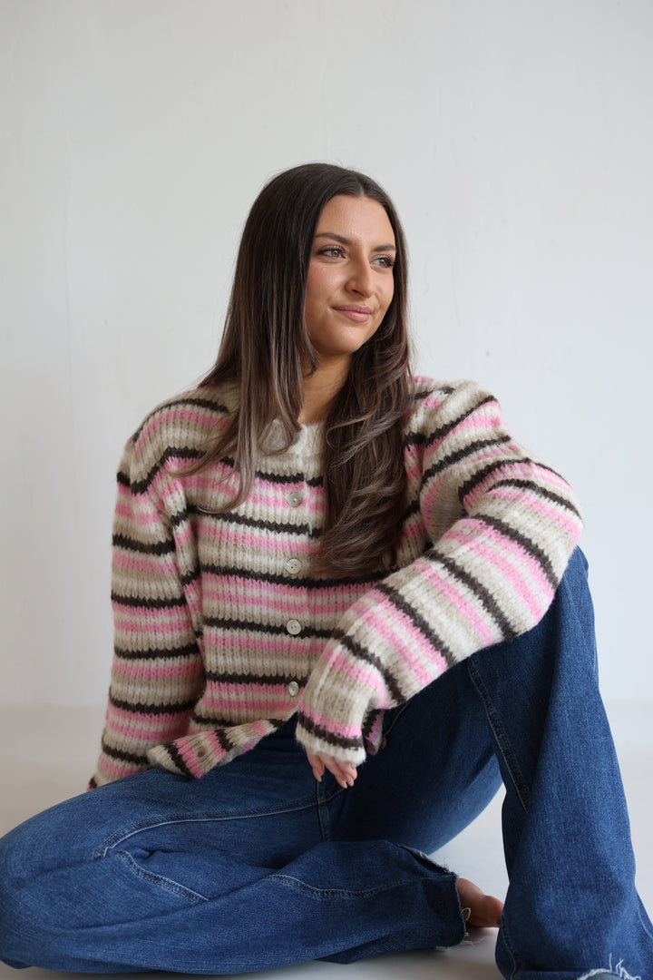 Candy Stripe Cardigan