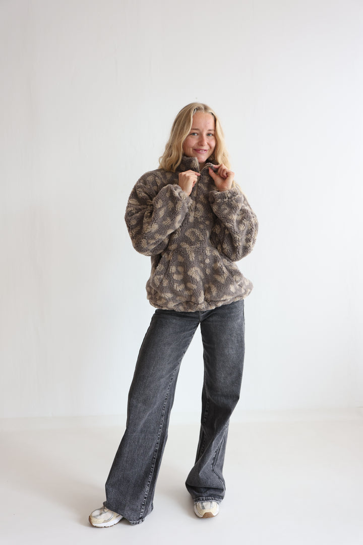 Cozy Leo Fleece Hoodie