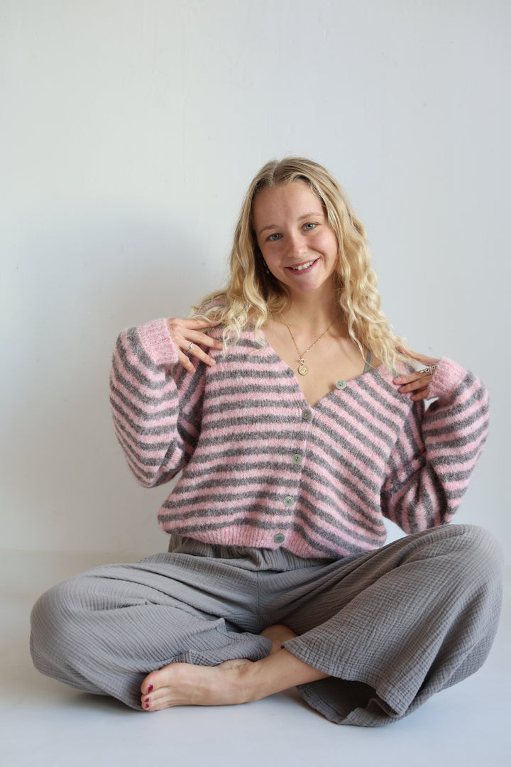 Gestreifter Cardigan Cosima