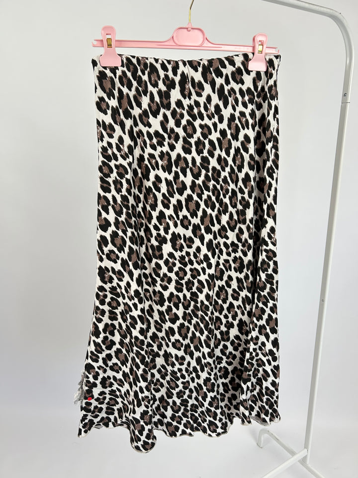 LANGER ROCK MIT LEOPRINT LION HELLBRAUN EINHEITSGRÖSSE (B-WARE)