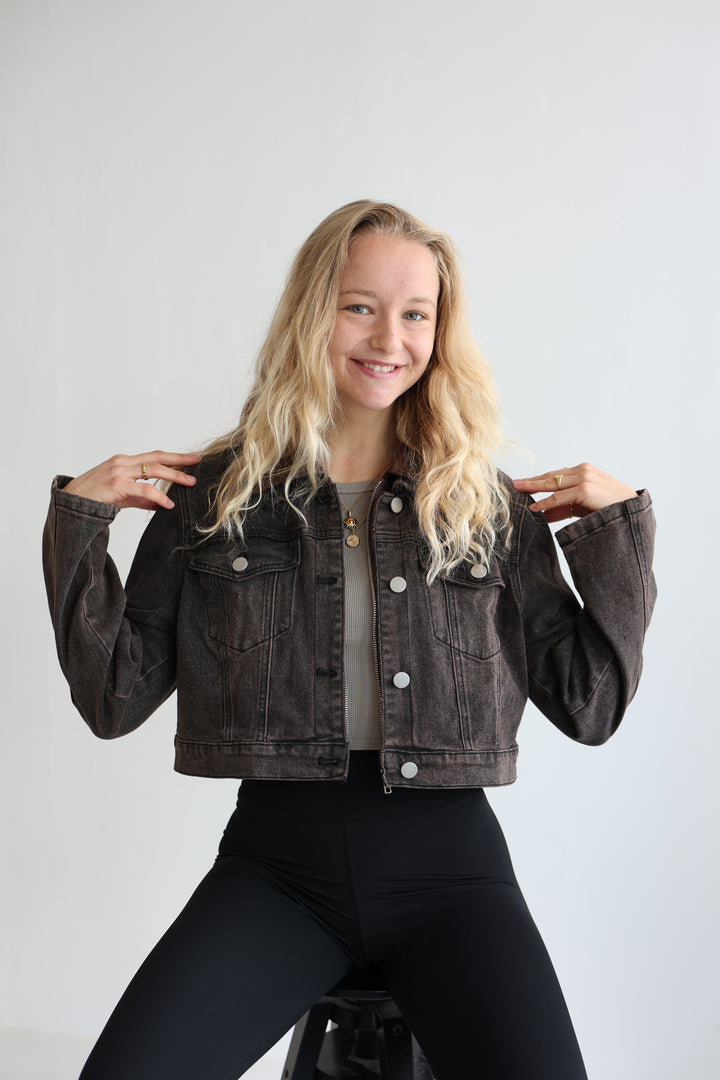 Cropped Denim Jacket Harvest