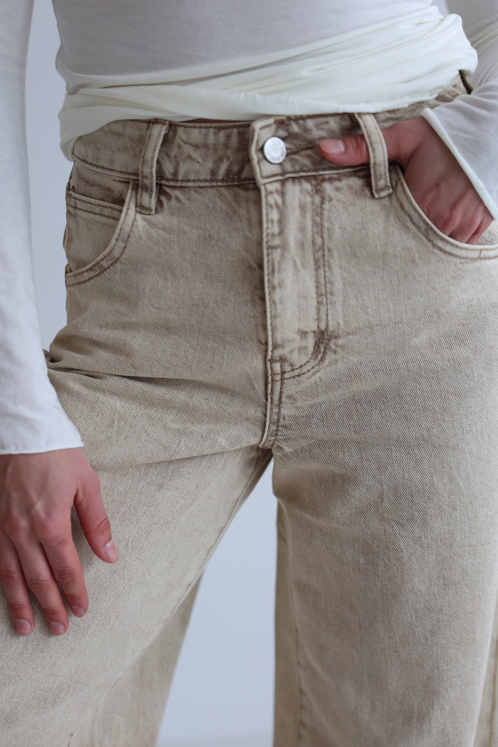 Barrel Fit Cocoa Shades Jeans