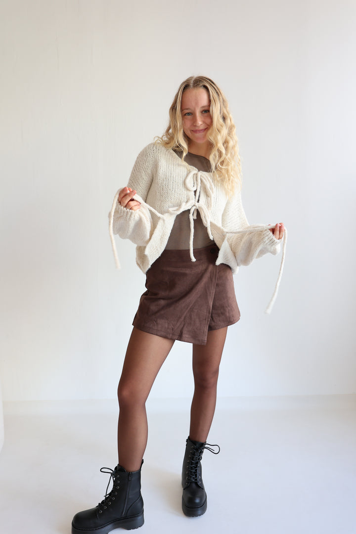 Langarm Cardigan mit Schleifen Lilly