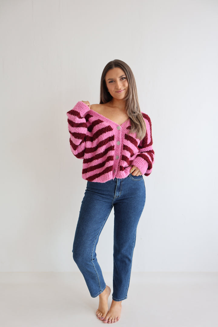 Cardigan Cuddle Stripes