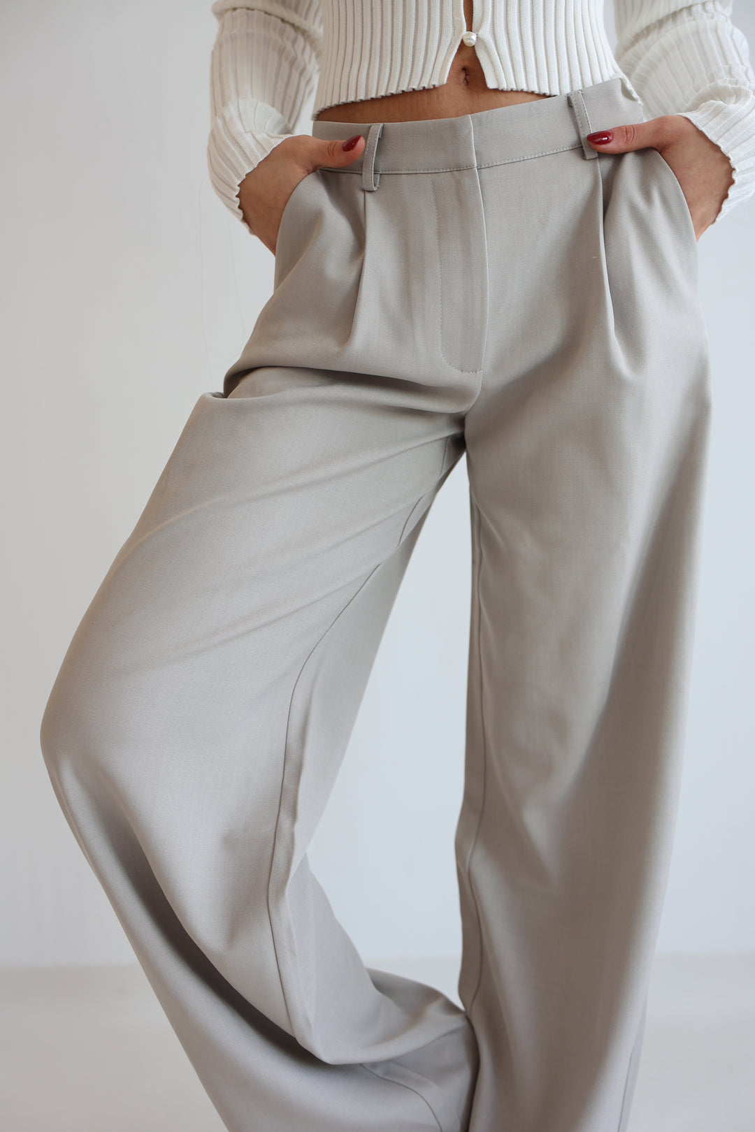 Bundfaltenhose Casual Look