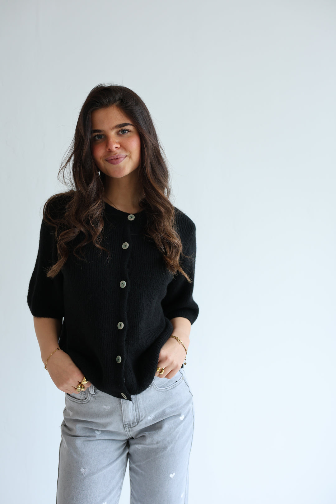 Kurzarm Cardigan Jolina