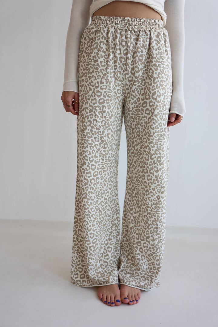 Leopard Print Joggers