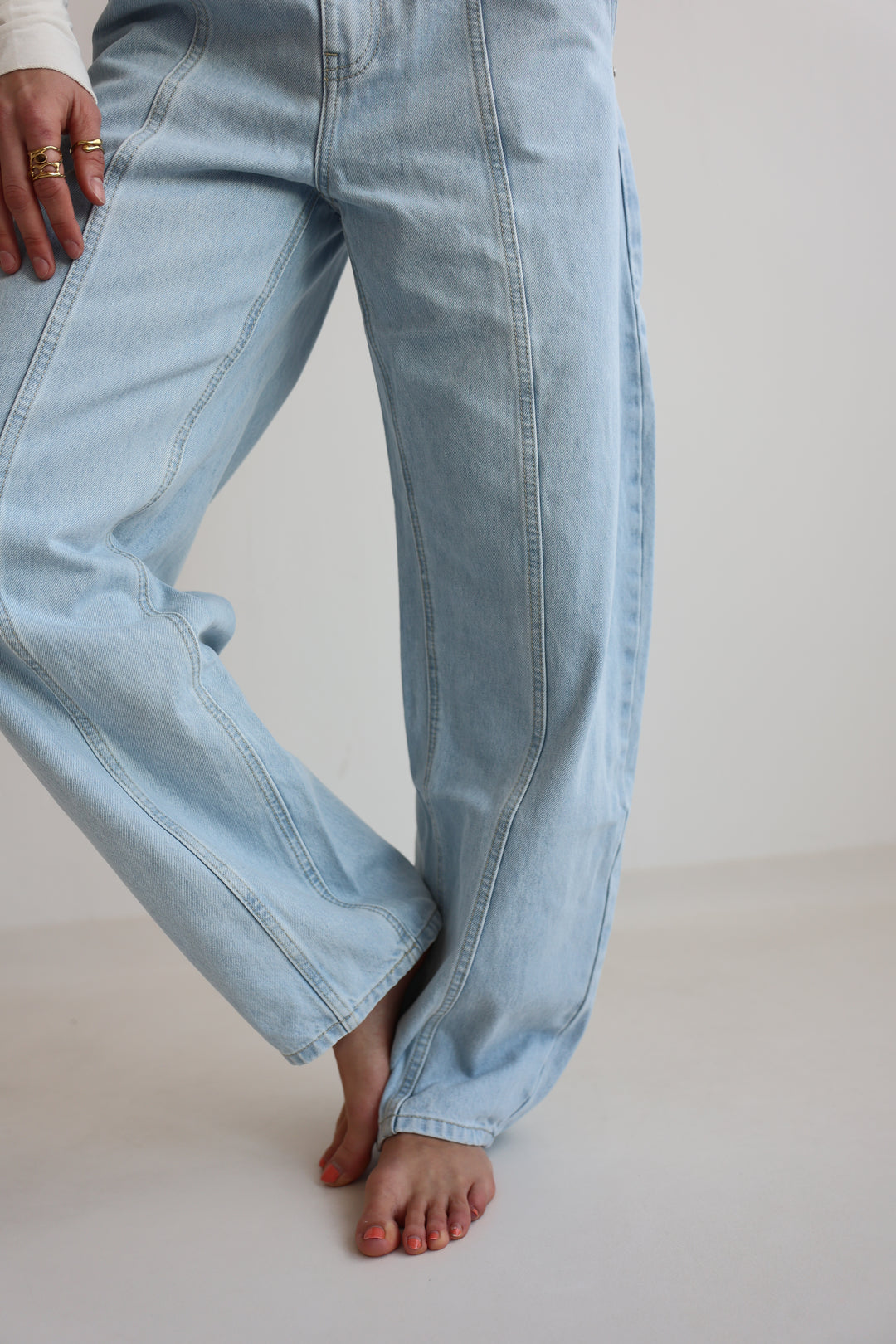 Barrel Jeans Casual Walk