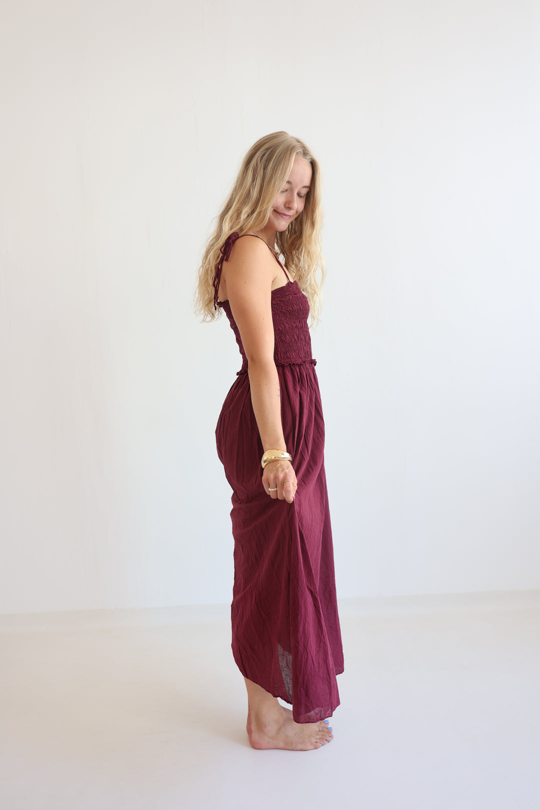 Soft Horizon Cotton Dress