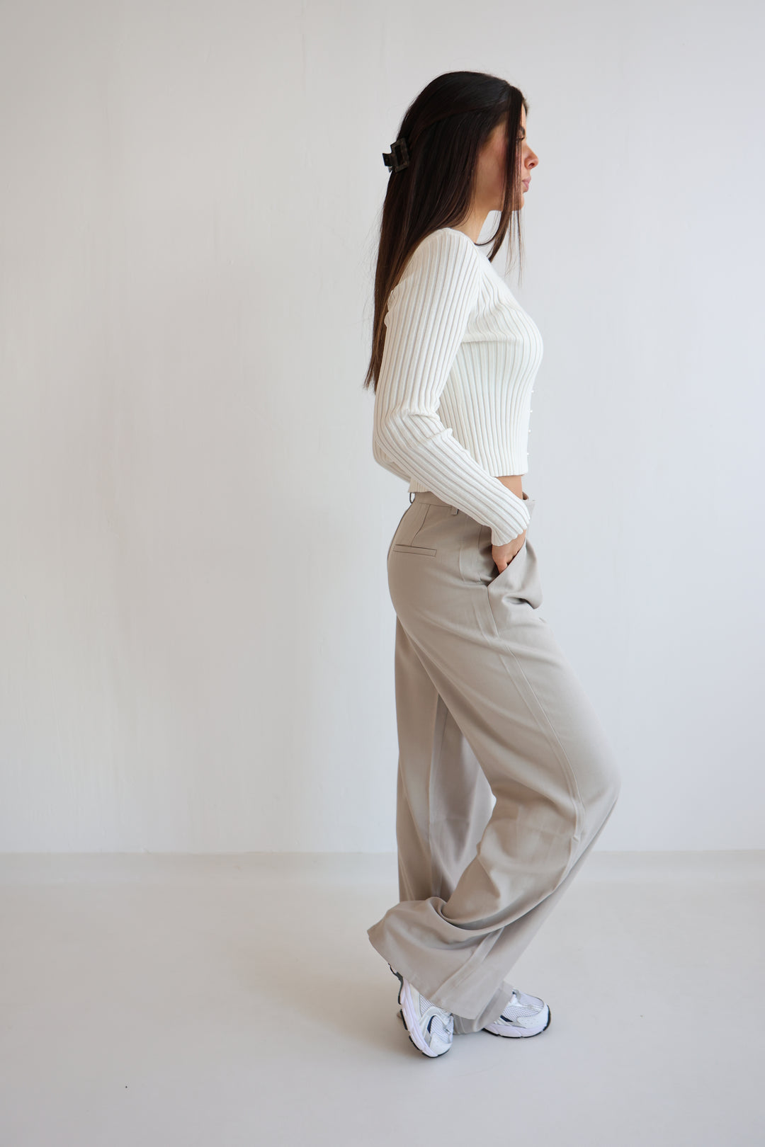 Bundfaltenhose Casual Look