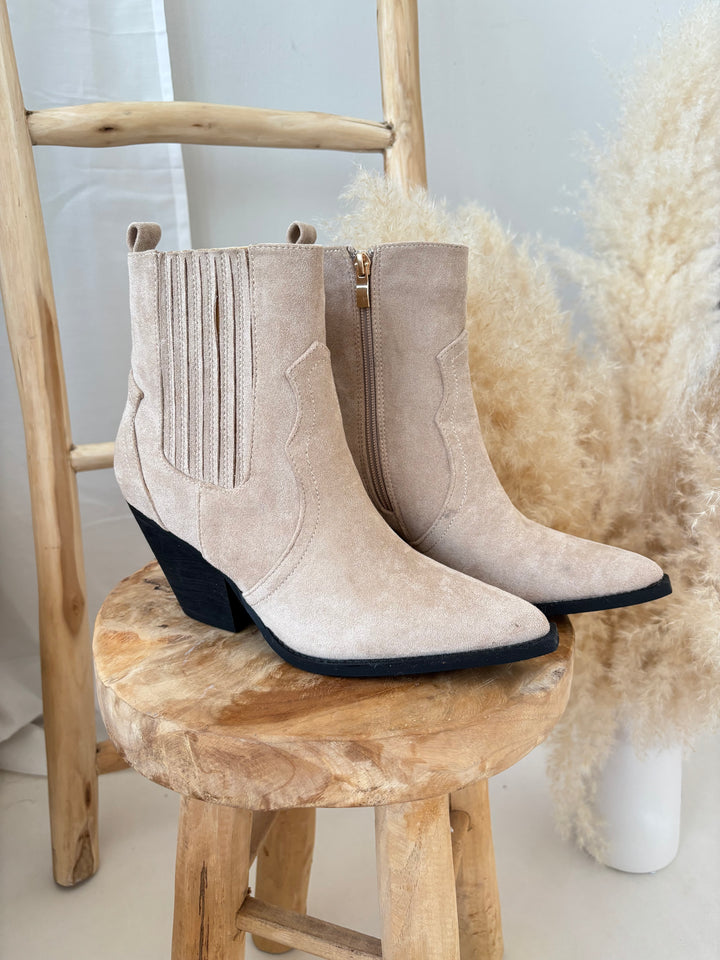Western Stiefelette mit Blockabsatz Vegas