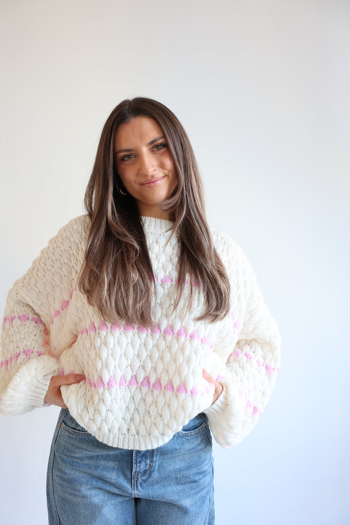 Bubble Knit Pullover