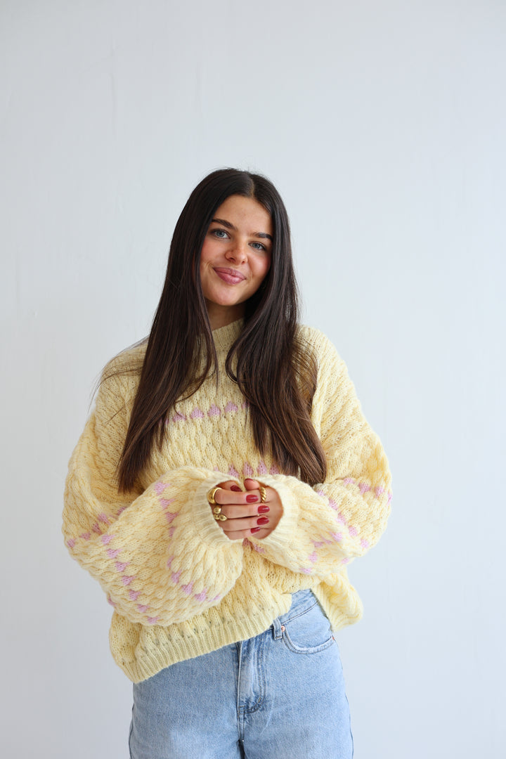 Bubble Knit Pullover