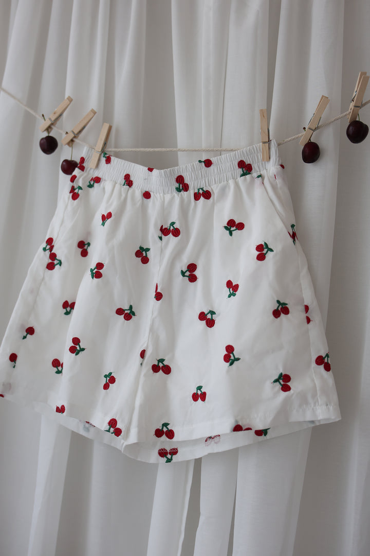 Baumwollshorts Red Cherrys