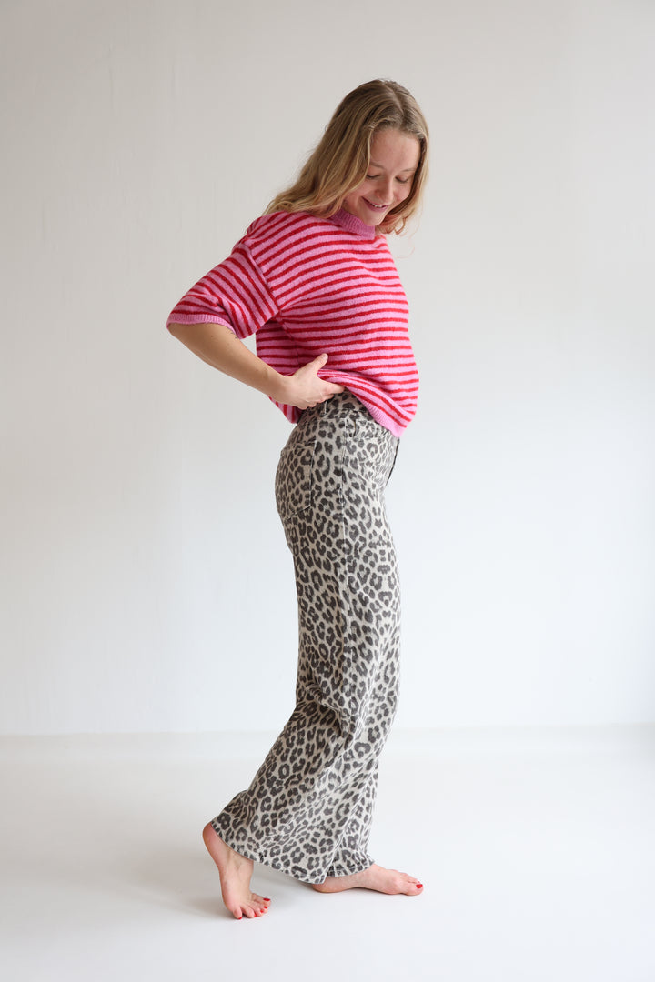 Short Wide Leg Jeans Leo Love