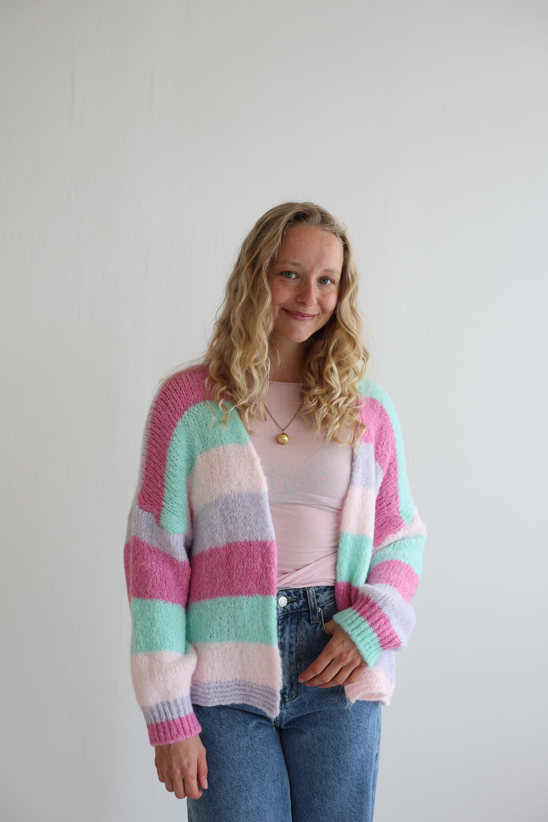 Cardigan Rainbow Knit