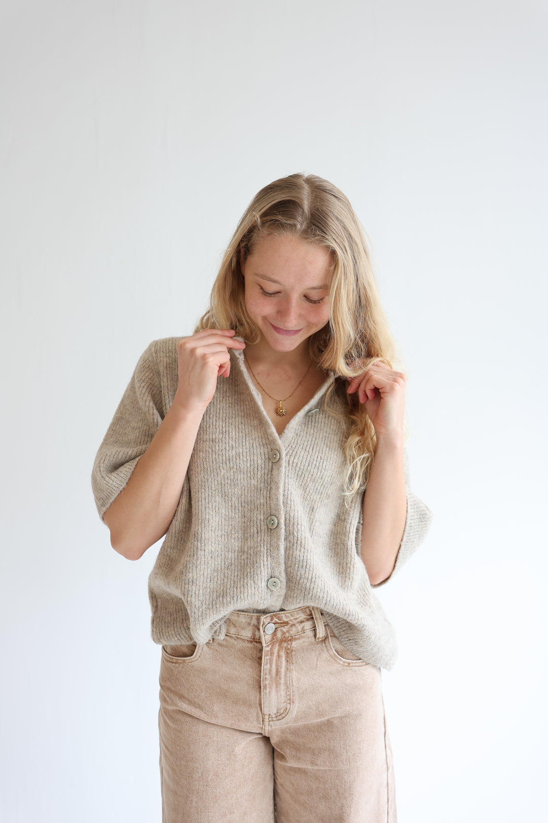 Kurzarm Cardigan Jolina