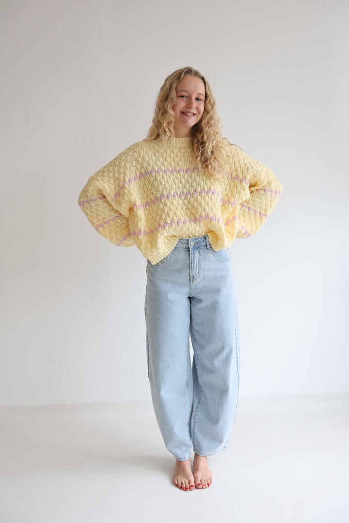 Bubble Knit Pullover