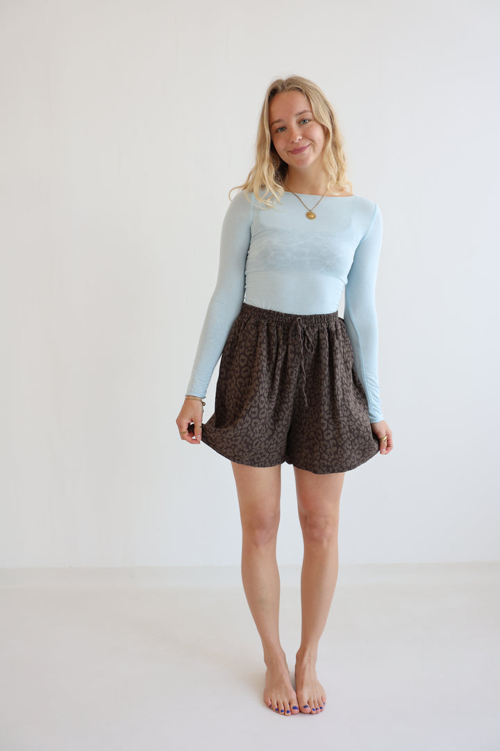 Musselinshorts Timeless Leopard