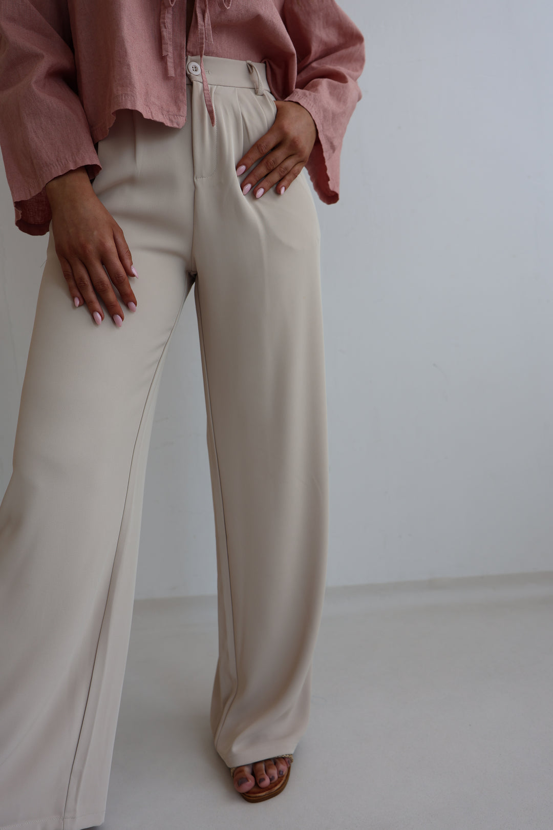 Lange Hose mit geradem Schnitt Sina