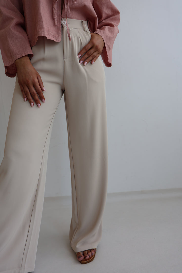 Lange Hose mit geradem Schnitt Sina