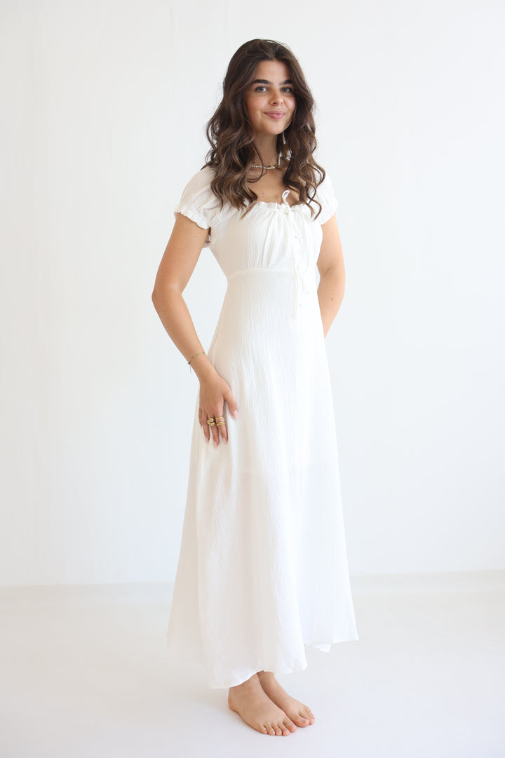 Taffy Pastel Ruffle Midi Dress