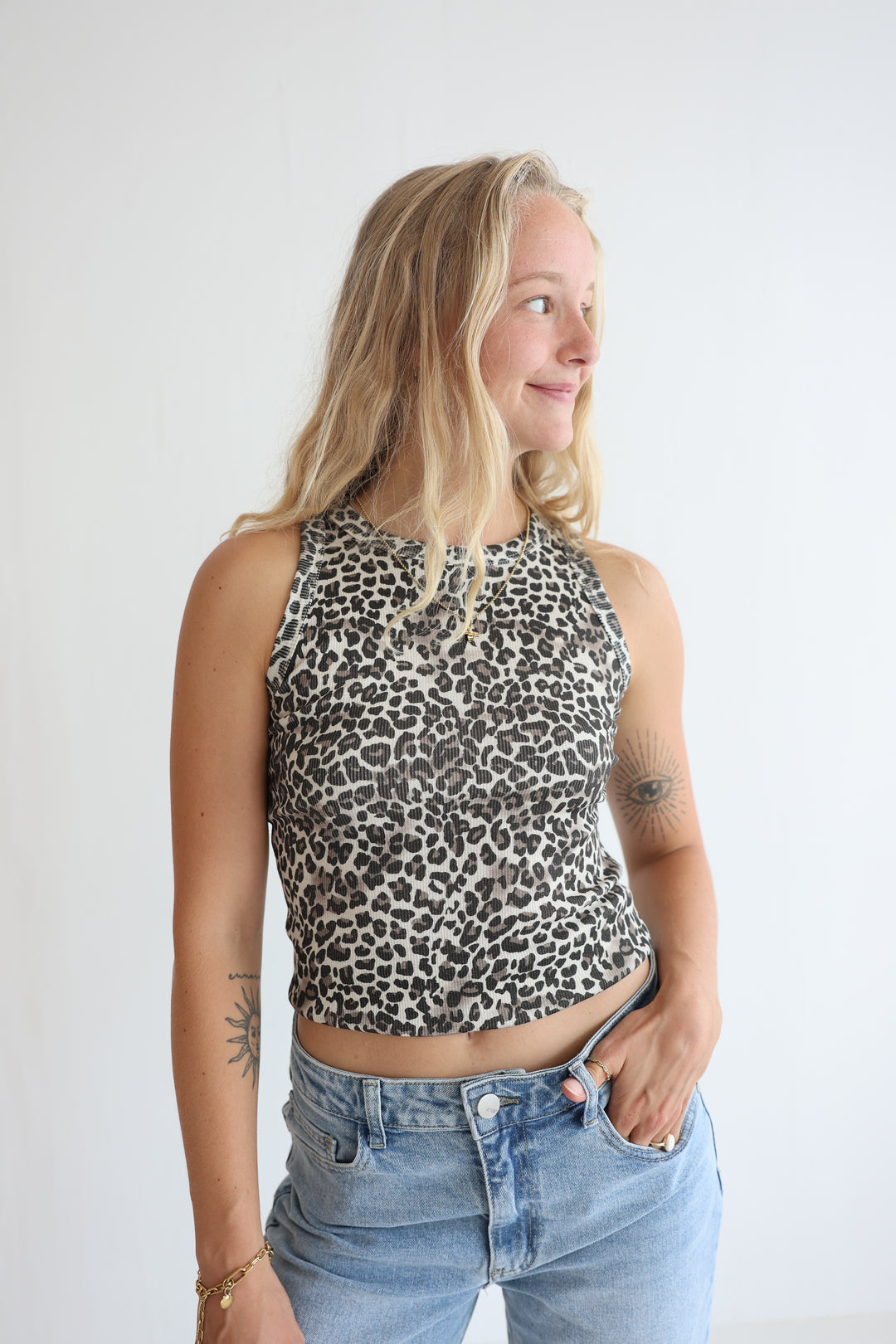 Animal Print Leopard Tank Top