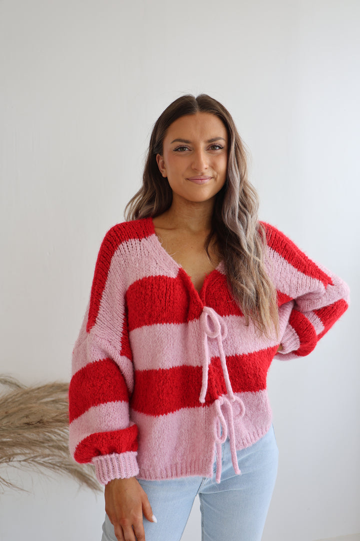 Gestreifter Cardigan Luana