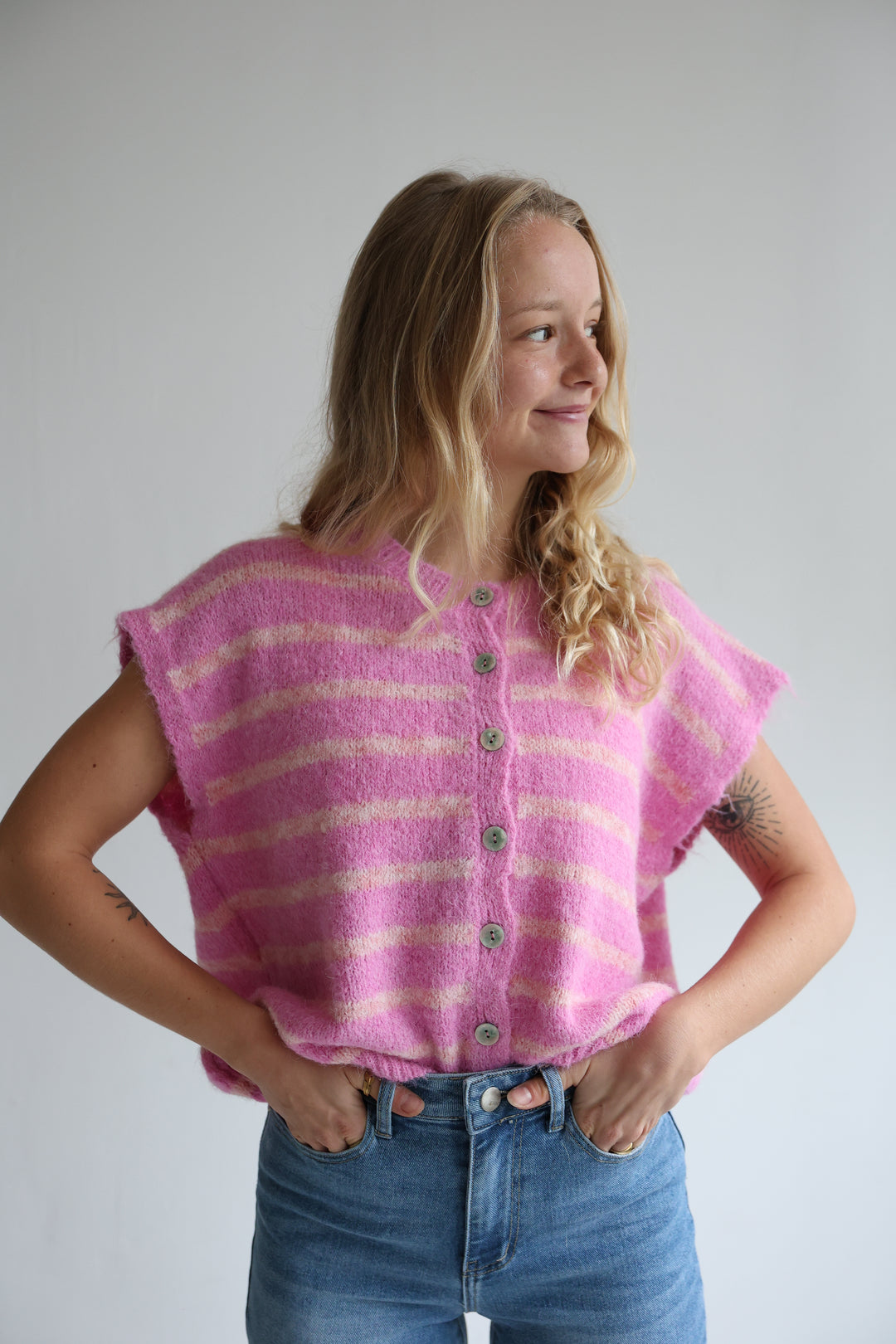 Gestreifte Weste Cosima