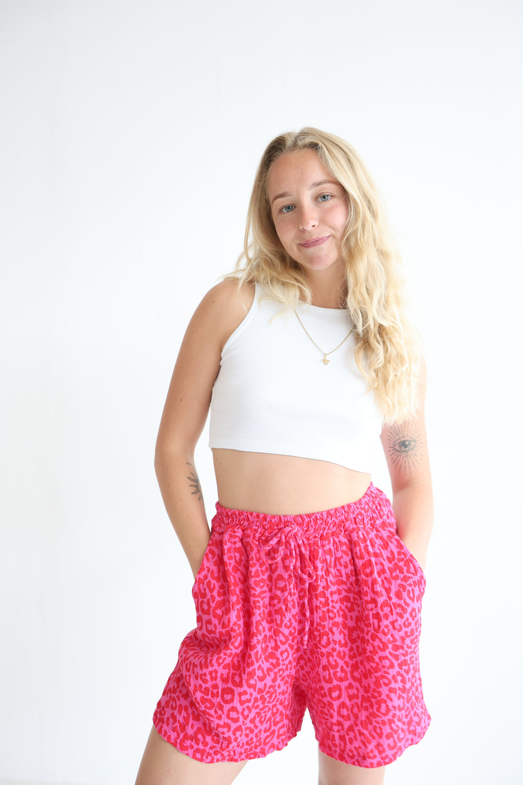 Musselinshorts Timeless Leopard