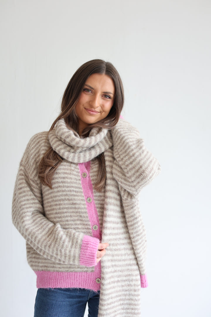 Gestreifter Schal Moodline