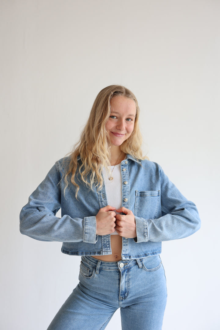 Cropped Jeansjacke Perfect Look