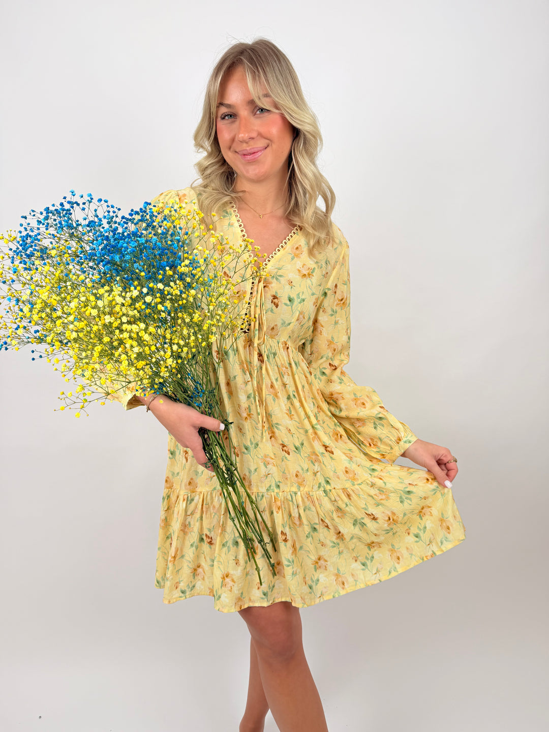 Kleid mt Floralprint Barcelona