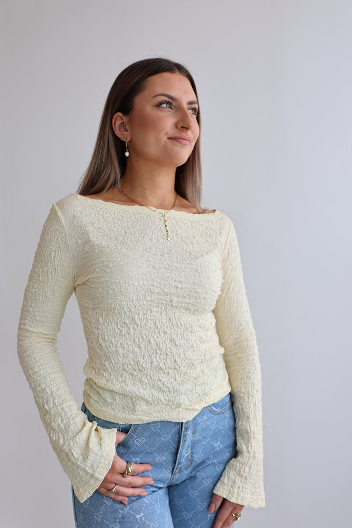 Longsleeve mit Struktur Ina