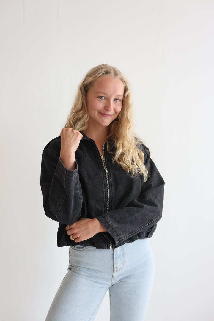 Nova Zip Denim Jacket