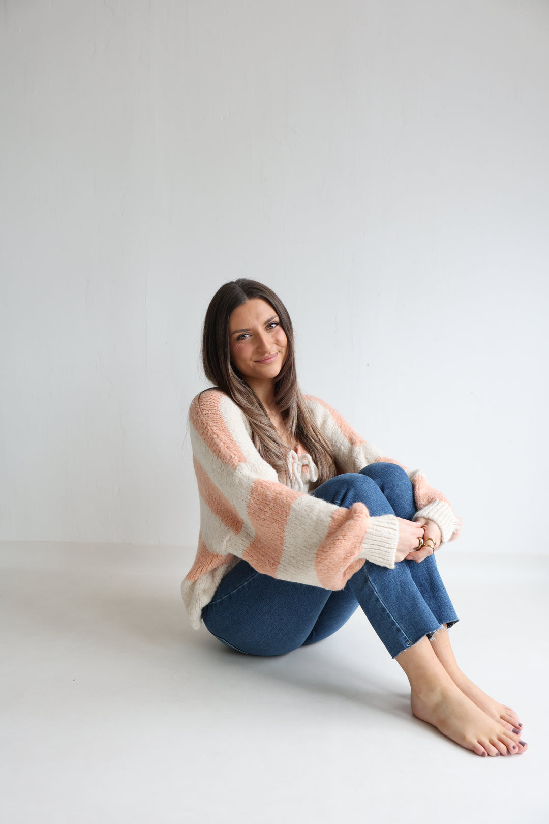 Gestreifter Cardigan Luana