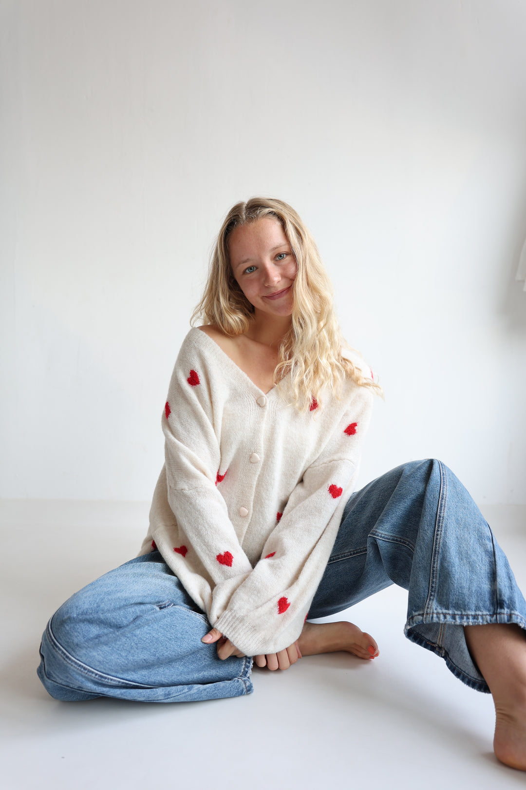 Cardigan Soft Heart Knit