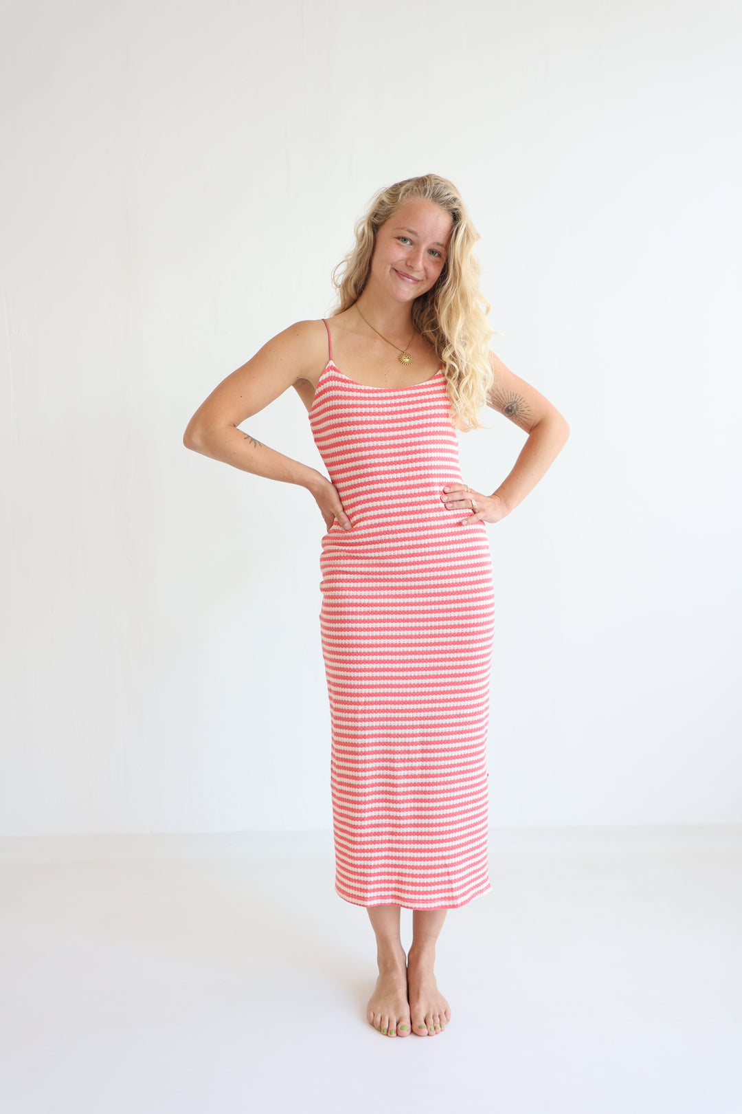 Striped Knit Dress