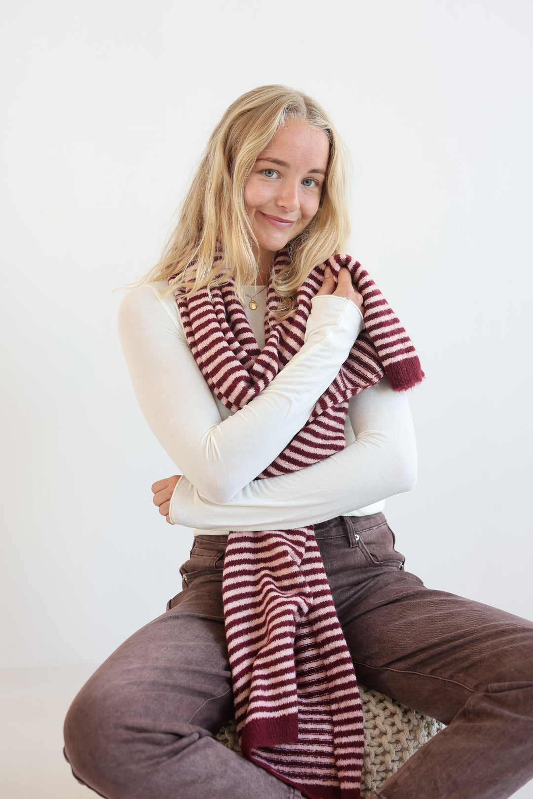 Luna Stripe Scarf