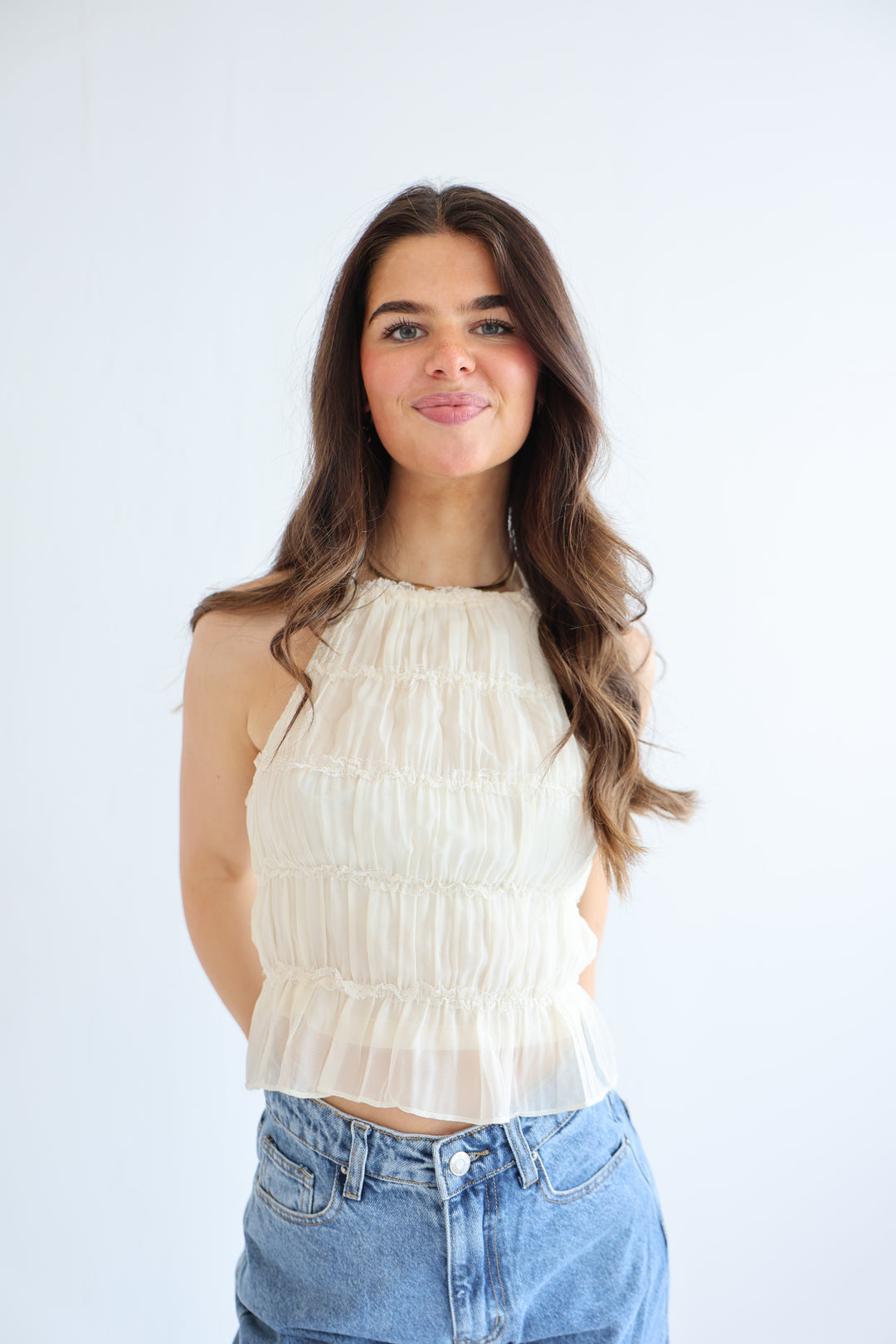 Sunlit Ruffle Top