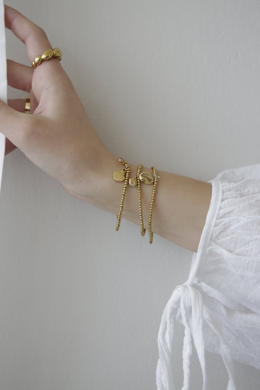 Elastisches Armband Diamond Shell