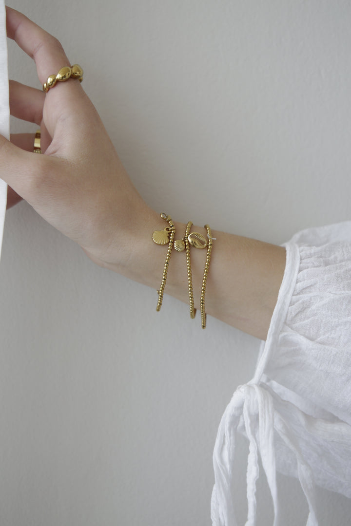 Elastisches Armband Diamond Shell