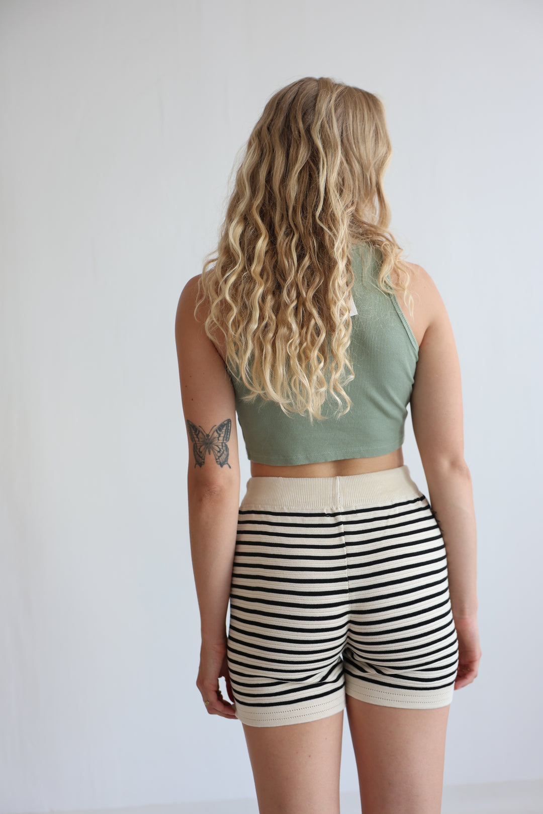 Beachside Striped Relaxed Shorts