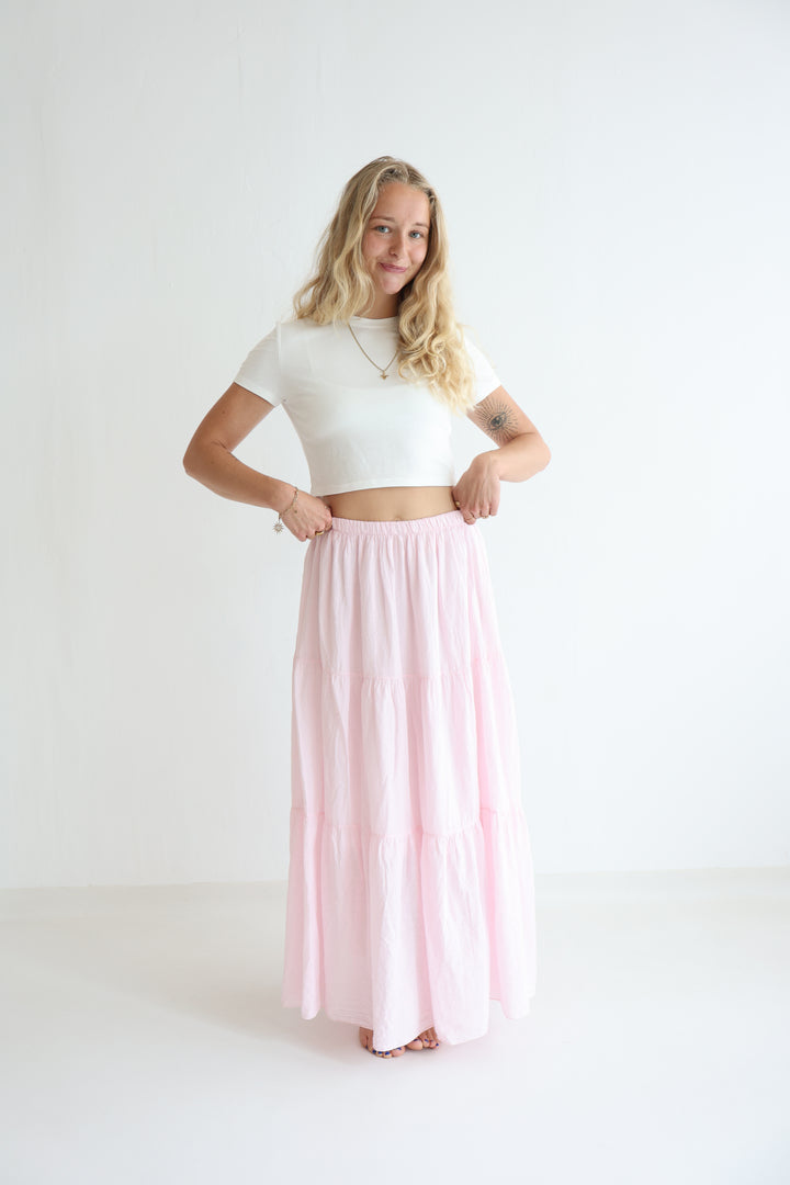 Cotton Maxi Skirt