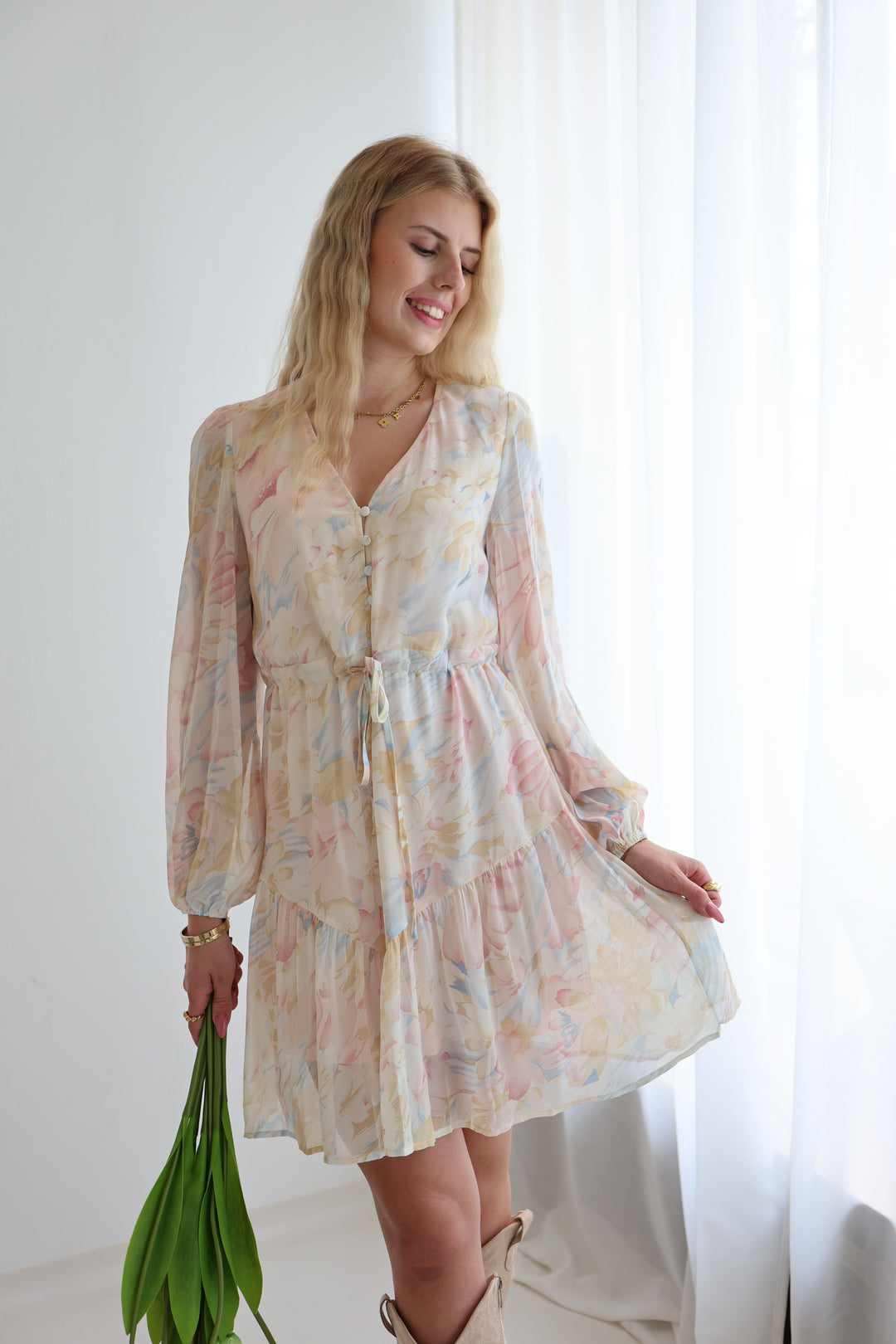 Sommerkleid mit Floralprint Laurella