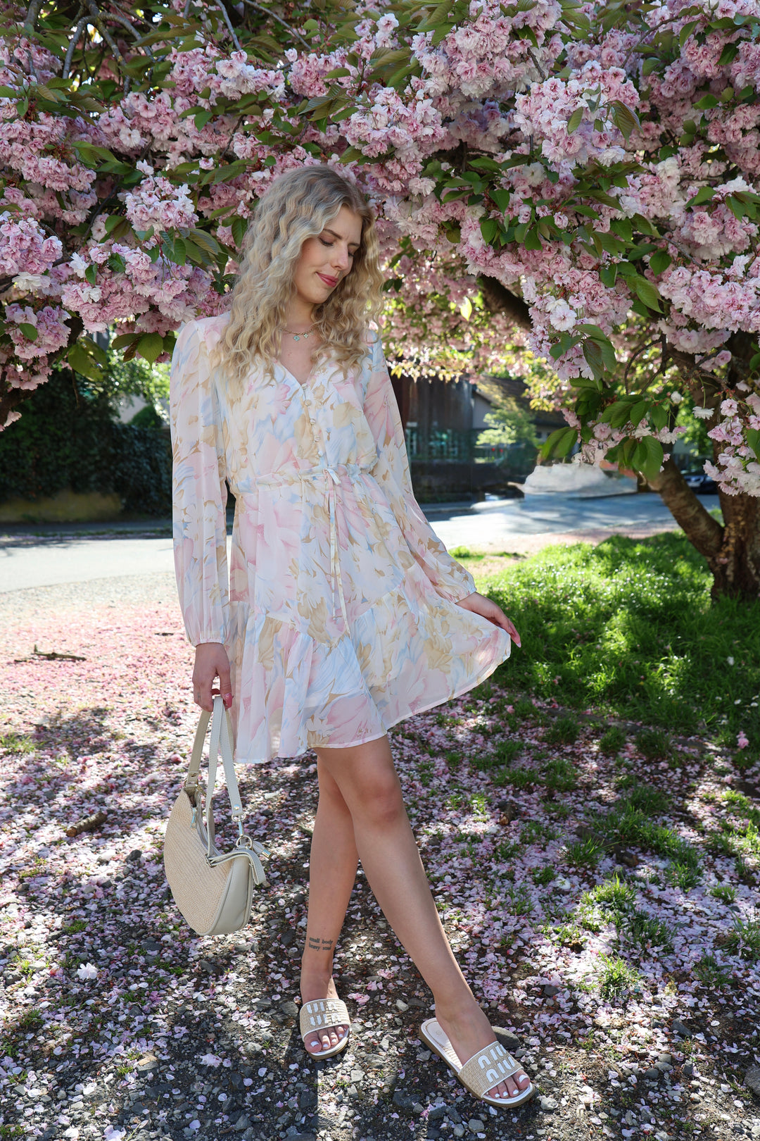 Sommerkleid mit Floralprint Laurella