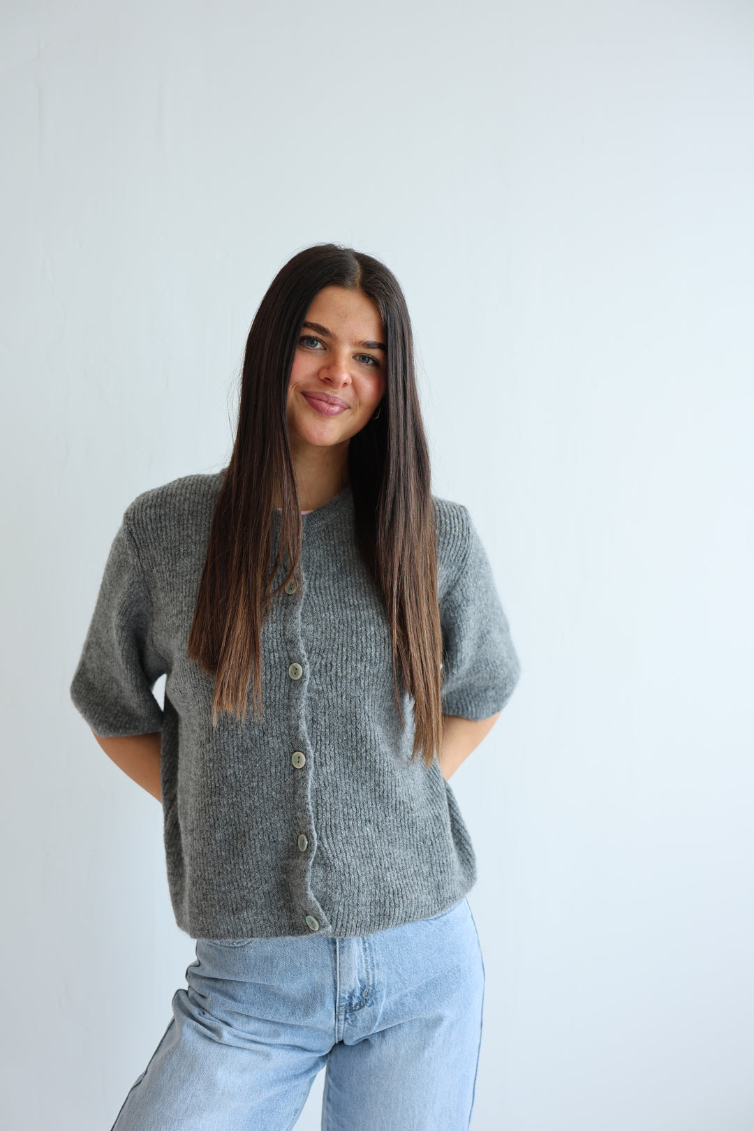 Kurzarm Cardigan Jolina