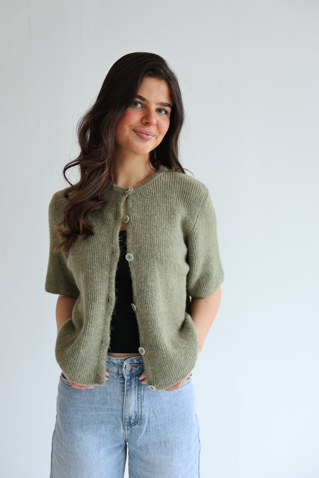 Kurzarm Cardigan Jolina