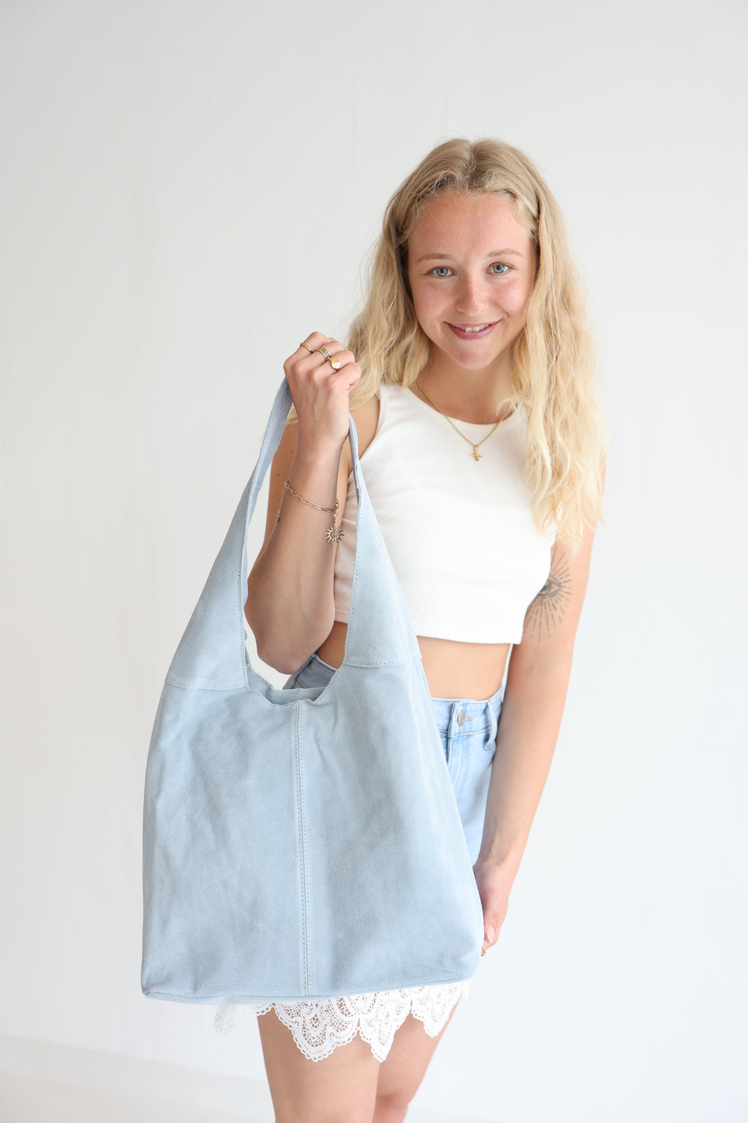 Classic Leather Suede Bag