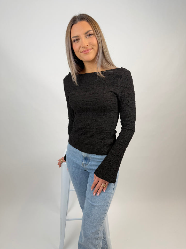 Longsleeve mit Struktur Ina